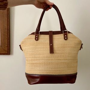 Fleabags brand "Salt Bag" with leather handles